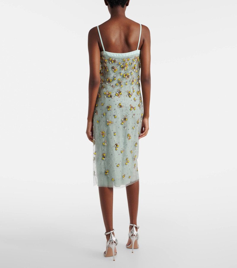 Palla embellished lace and tulle midi dress 3