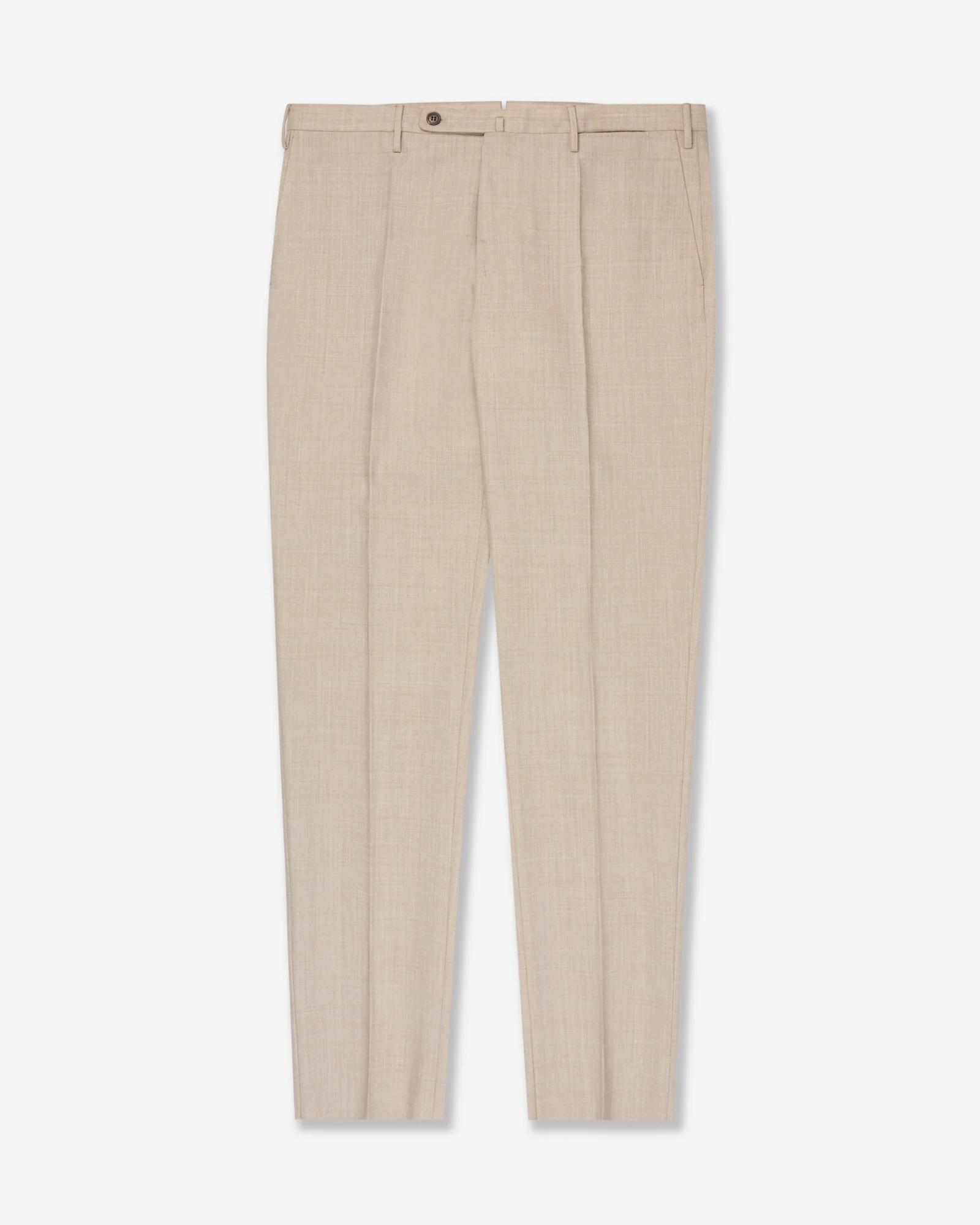 Regular fit wool fabric trousers - 1
