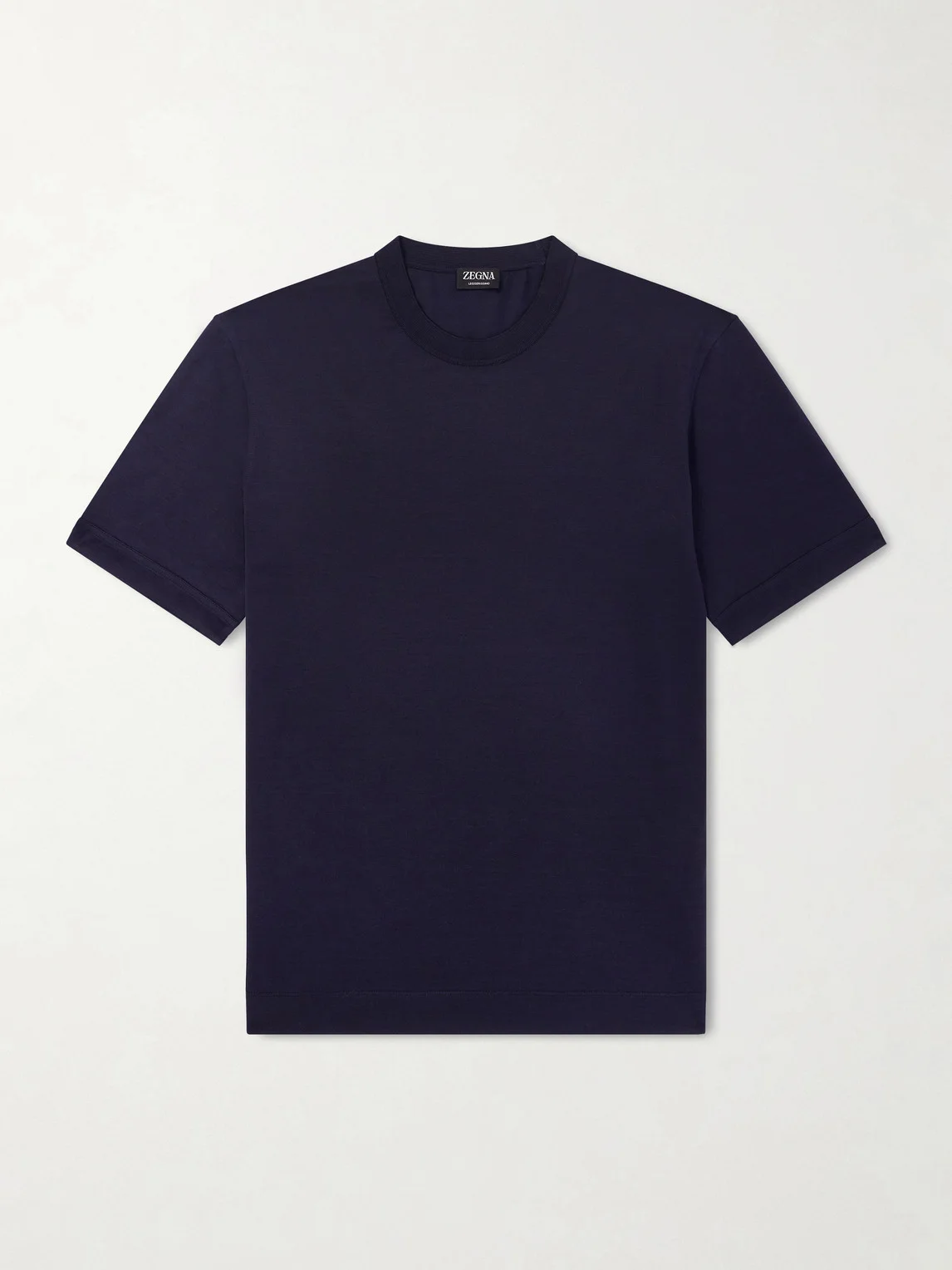 Cotton and Silk-Blend Jersey T-Shirt - 1