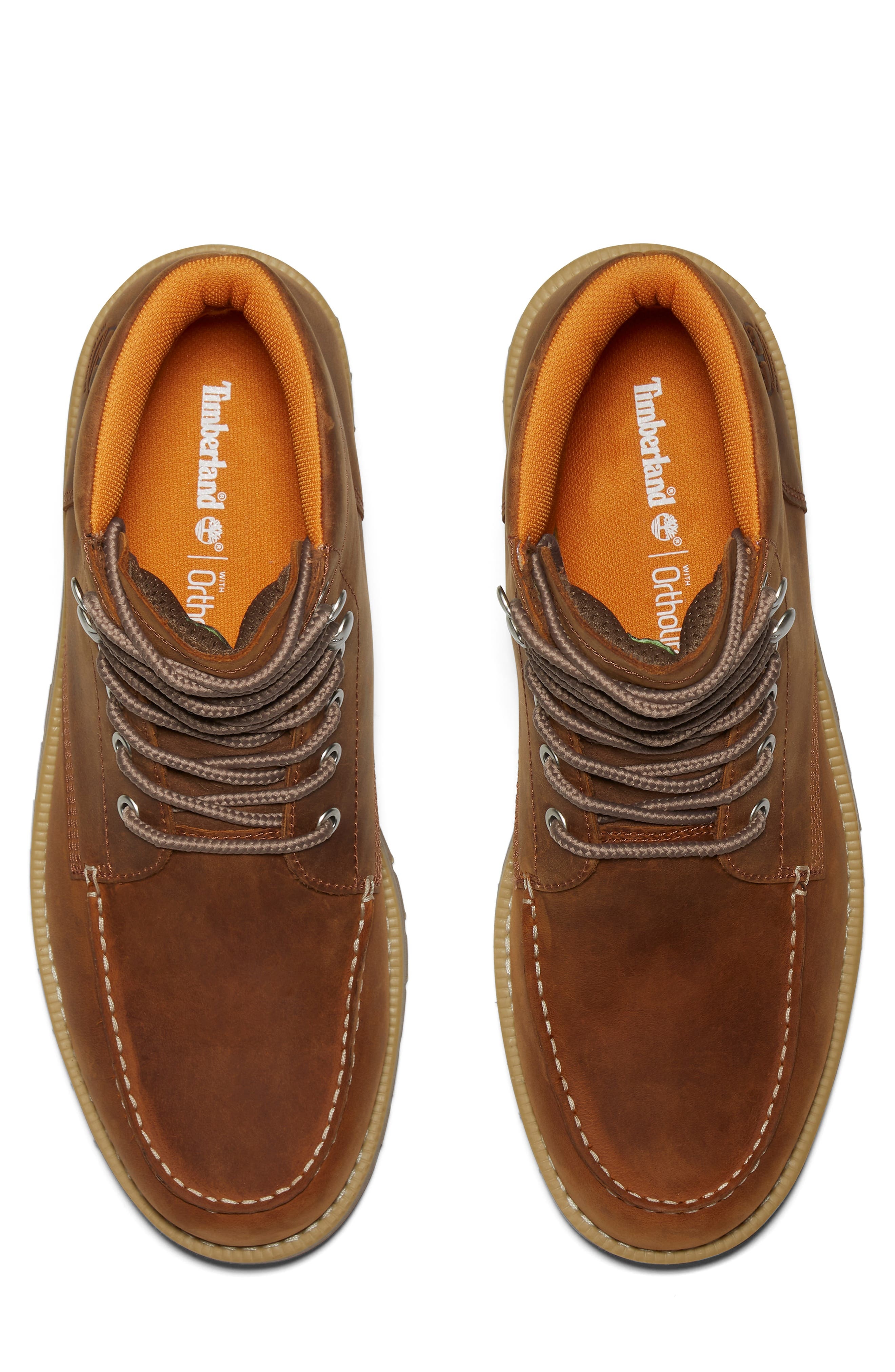 Timberland Redwood Falls Waterproof Lace-Up Boot in Saddle at Nordstrom - 4