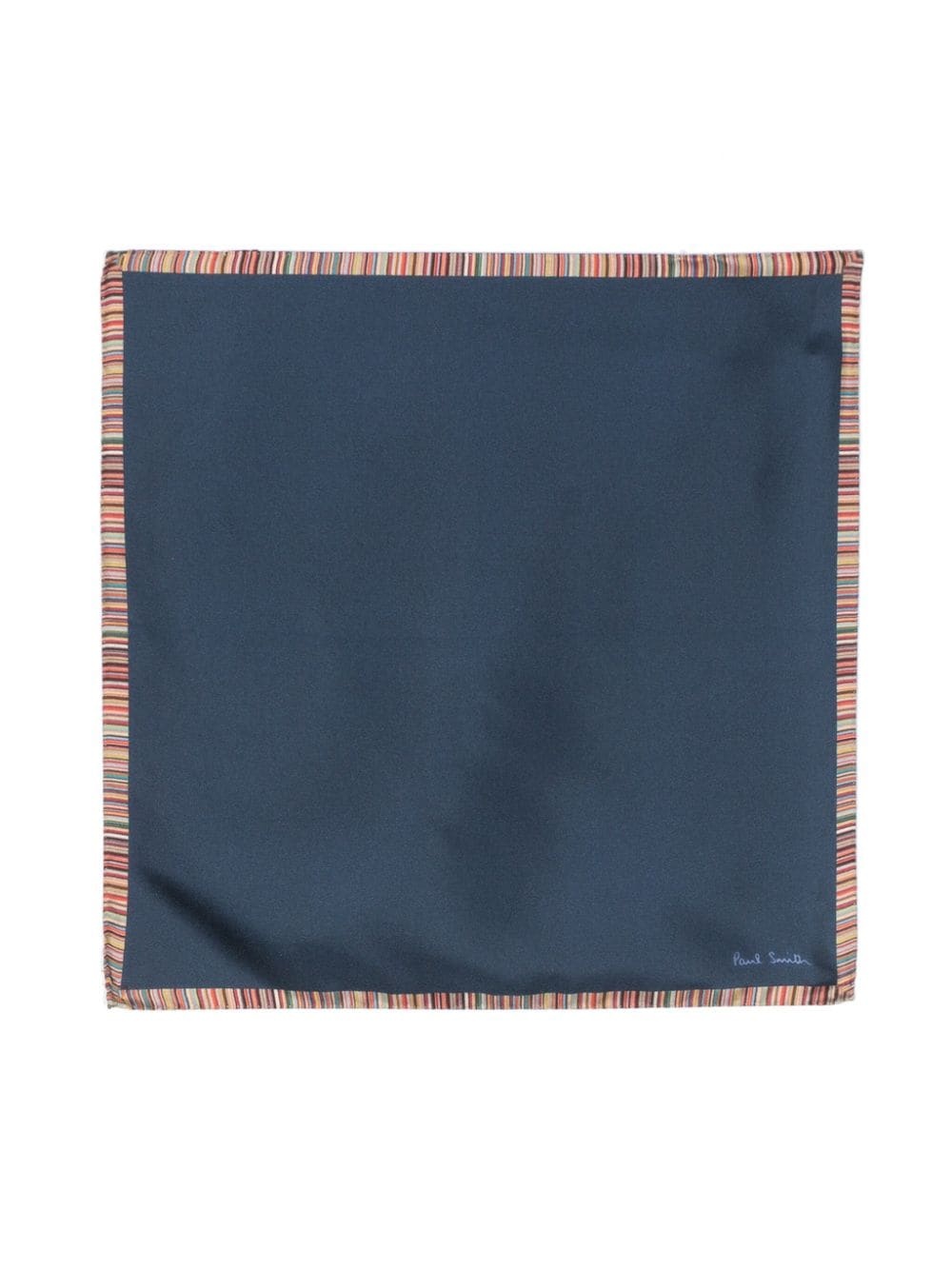 Signature Stripe silk pocket square - 1