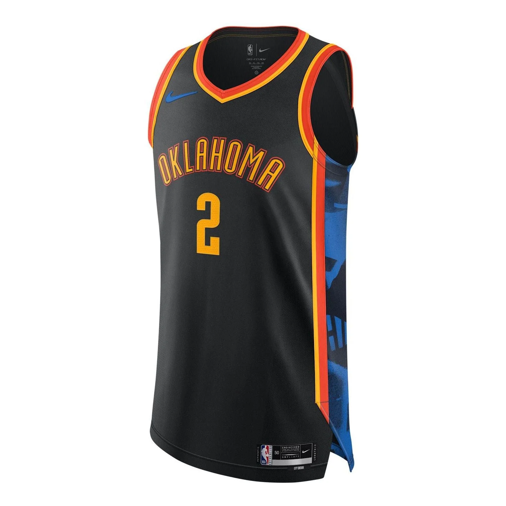 Nike Dri-FIT ADV NBA Oklahoma City Thunder 2024/25 City Edition Authentic Jersey 'Shai Gilgeous-Alex - 1