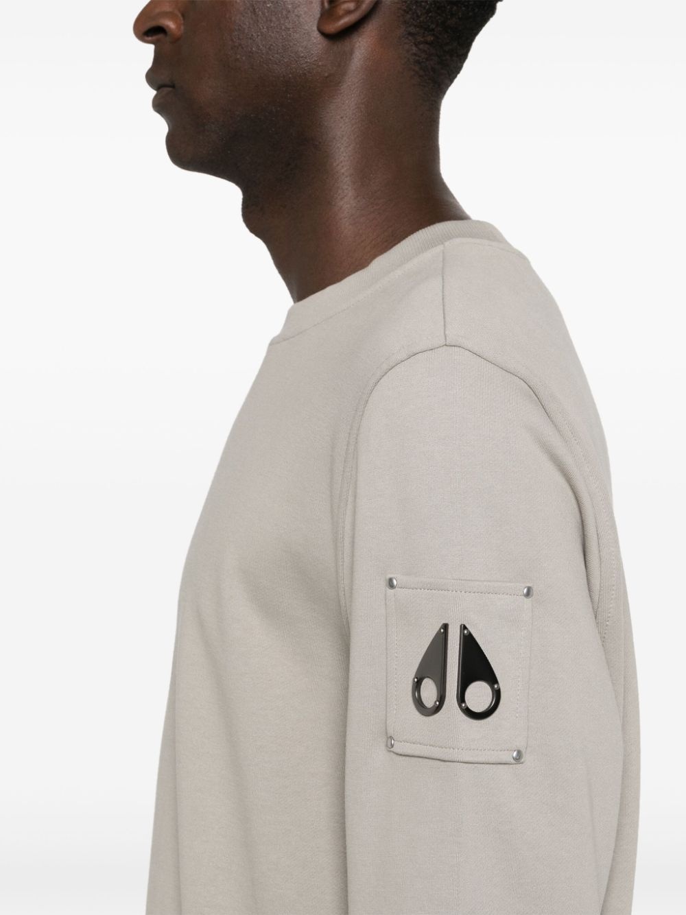 logo-plaque sweatshirt - 5