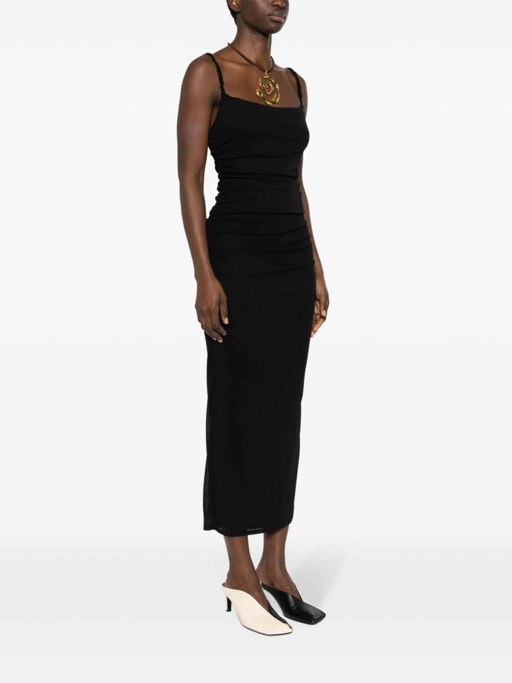 Alexa ruched midi dres - 3