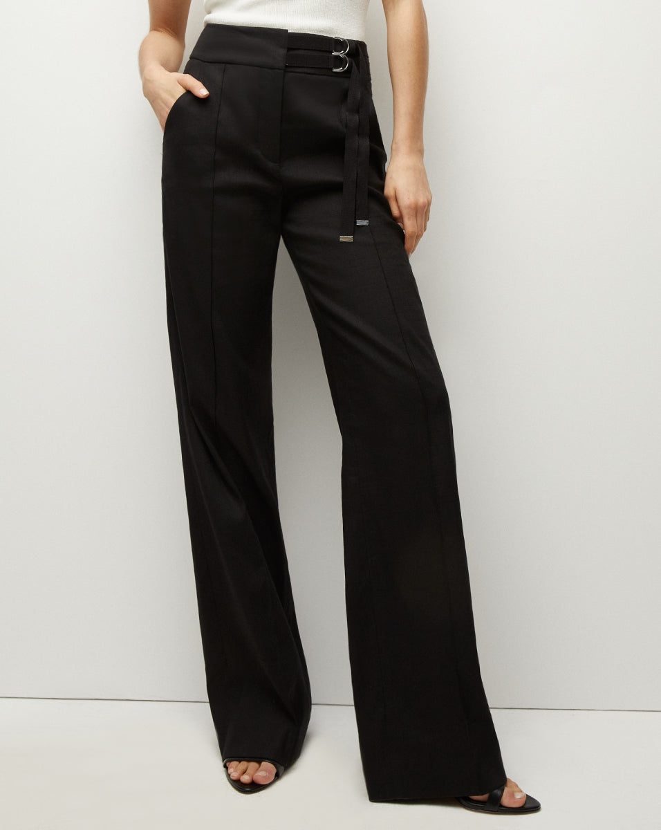 CRUZ STRETCH-LINEN PANTS - 4