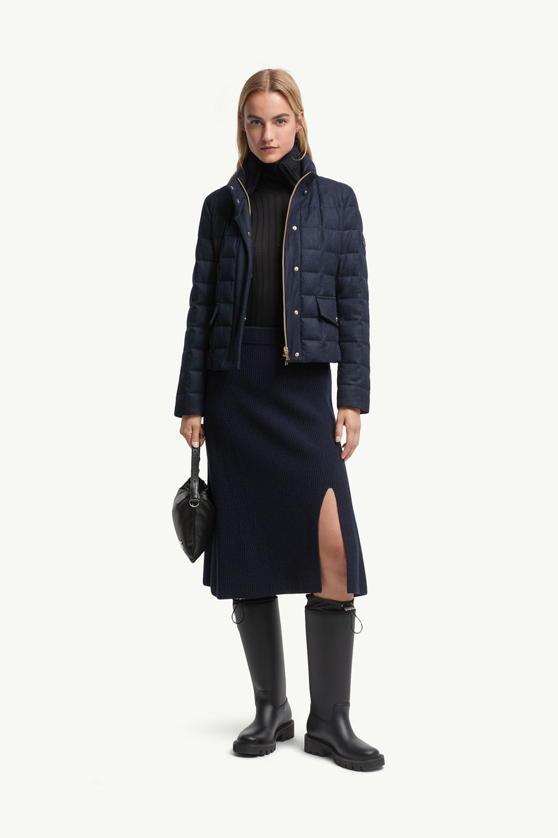 Moncler Wool & Cashmere Midi Skirt outlook
