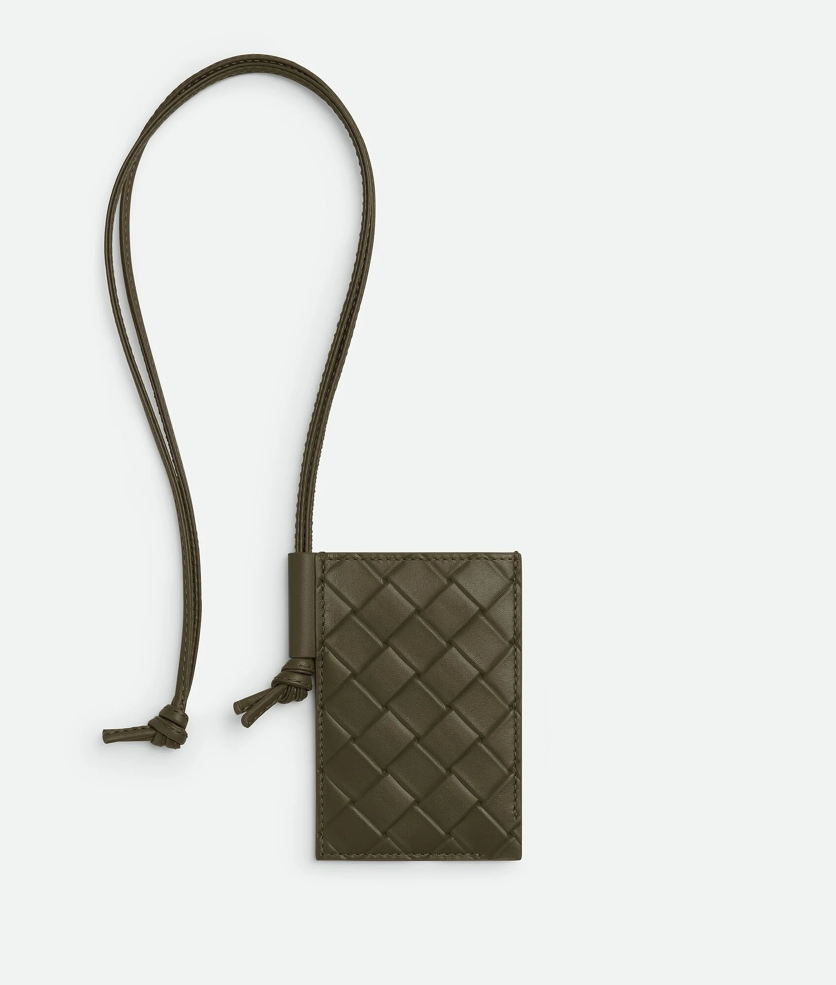 Intrecciato Stamp Badge Holder - 1