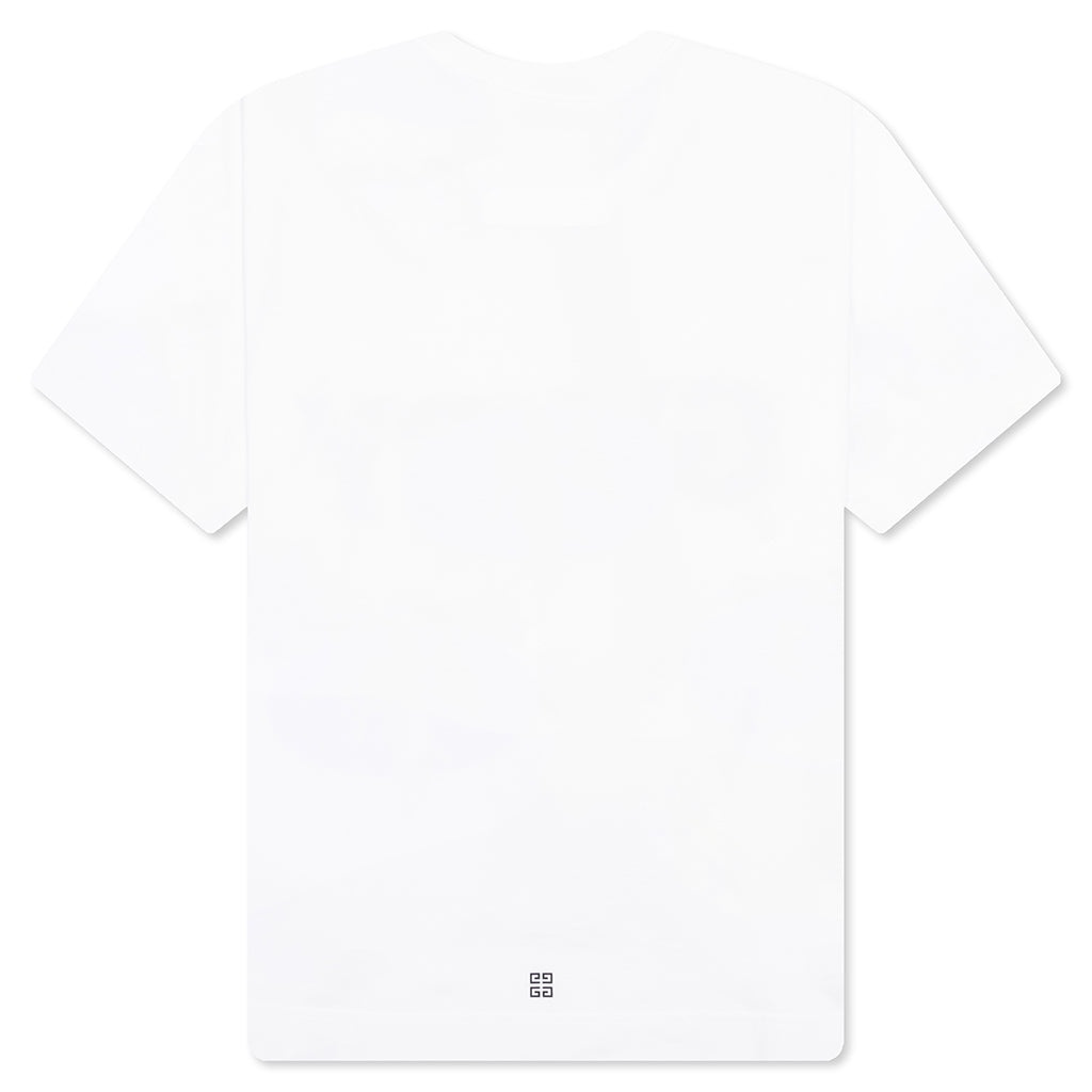 GVCY FLORAL PRINTED CREWNECK T-SHIRT - WHITE - 2