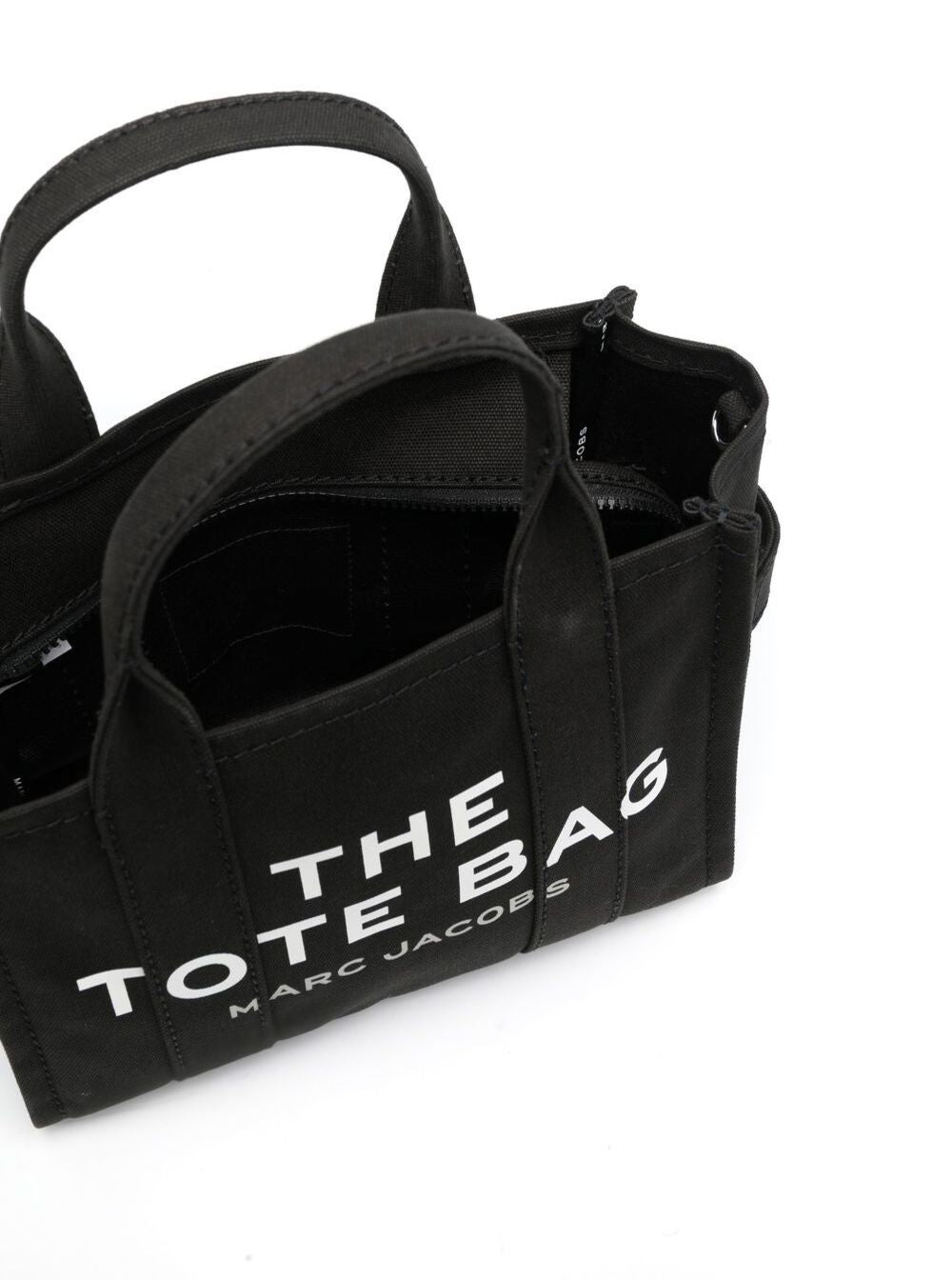 Marc Jacobs Women 'Traveler Handbag' Black Mini Tote Bag With Logo In Fabric Woman - 3