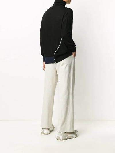 sacai loose fit roll neck outlook