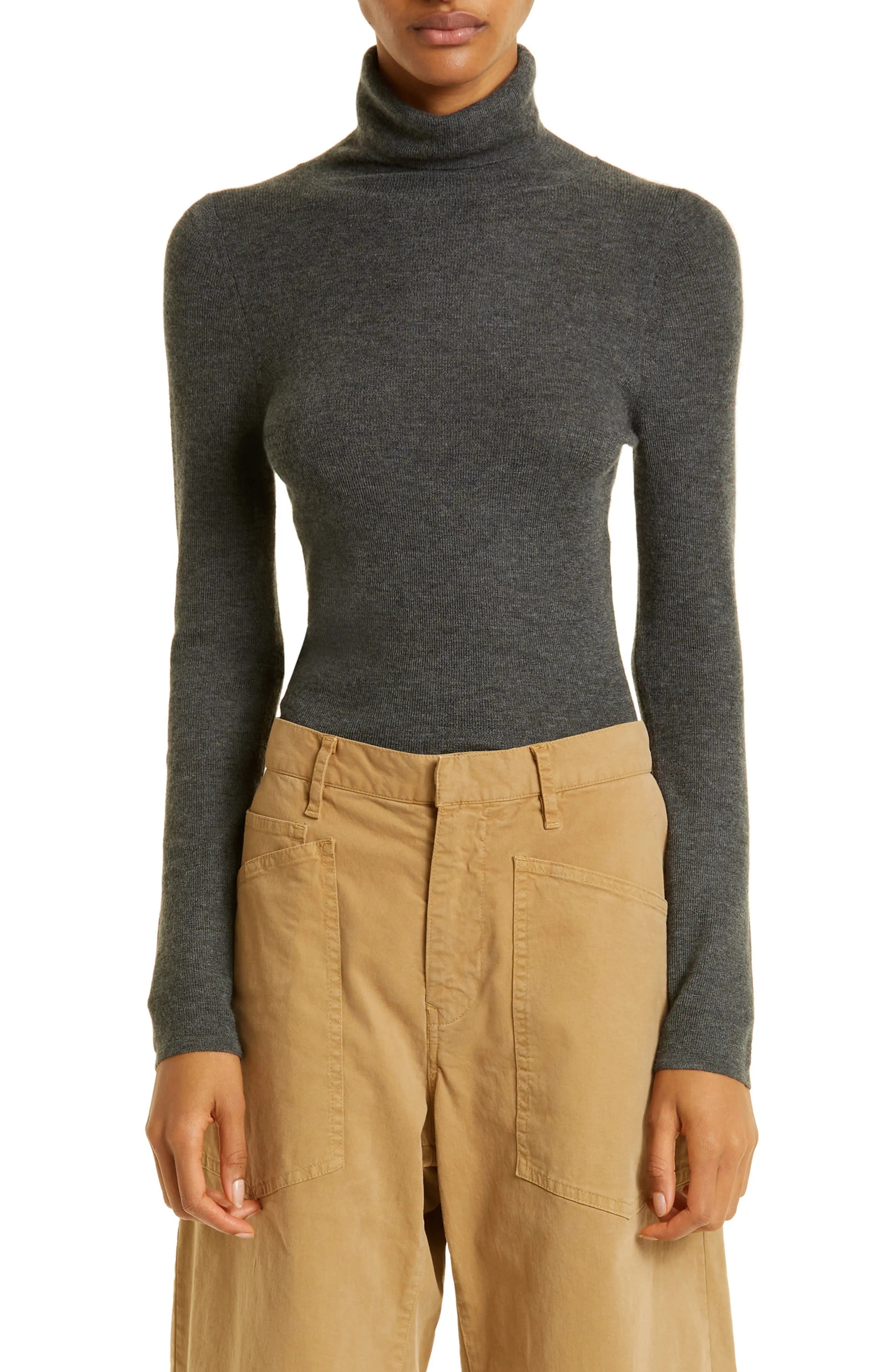 Lynnette Turtleneck Cashmere Sweater - 1