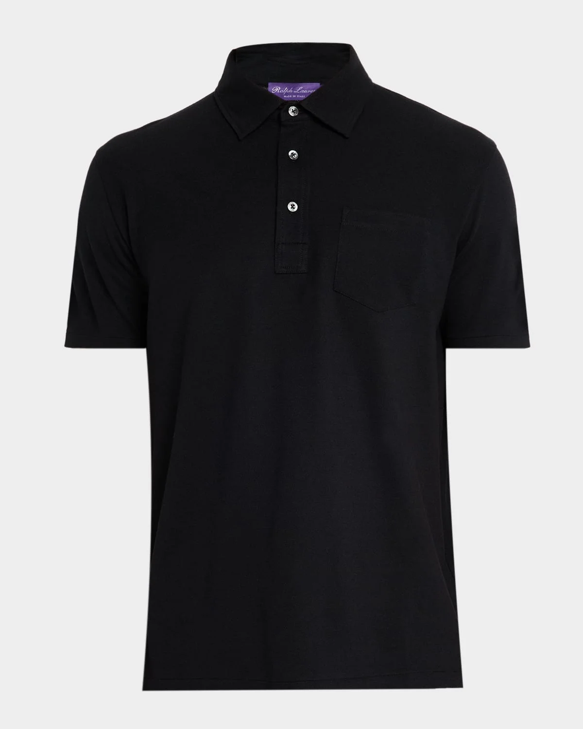 Cotton-Cashmere Piqué Polo Shirt - 1