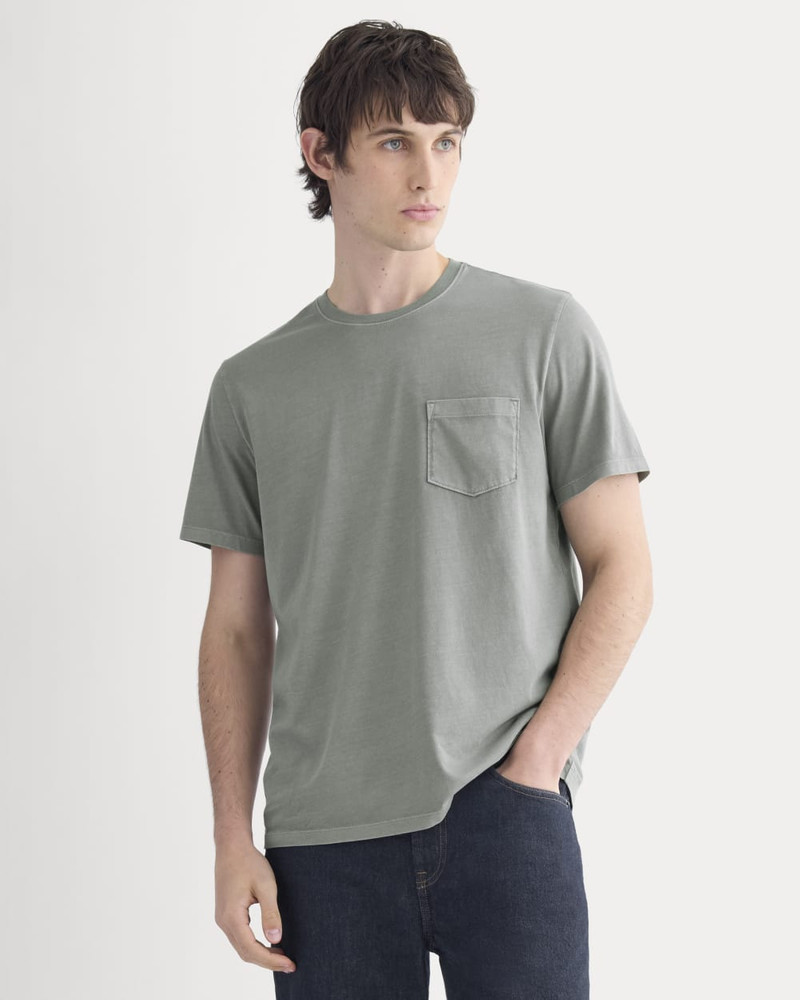 EVERLANE THE ESSENTIAL ORGANIC GARMENT-DYED CREW outlook