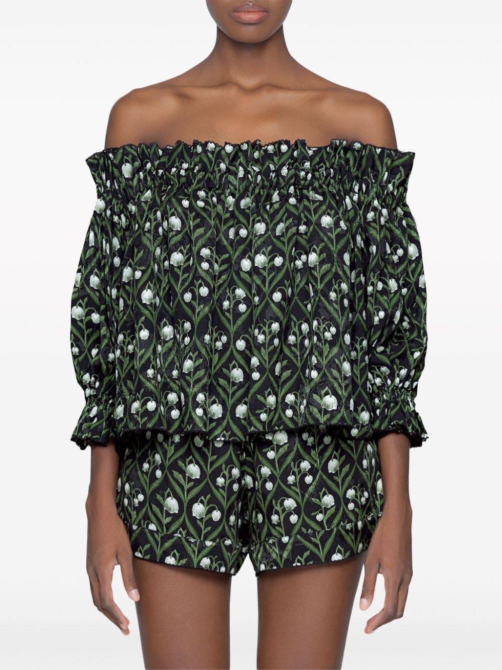 UrucÃº floral-embroidery top - 4
