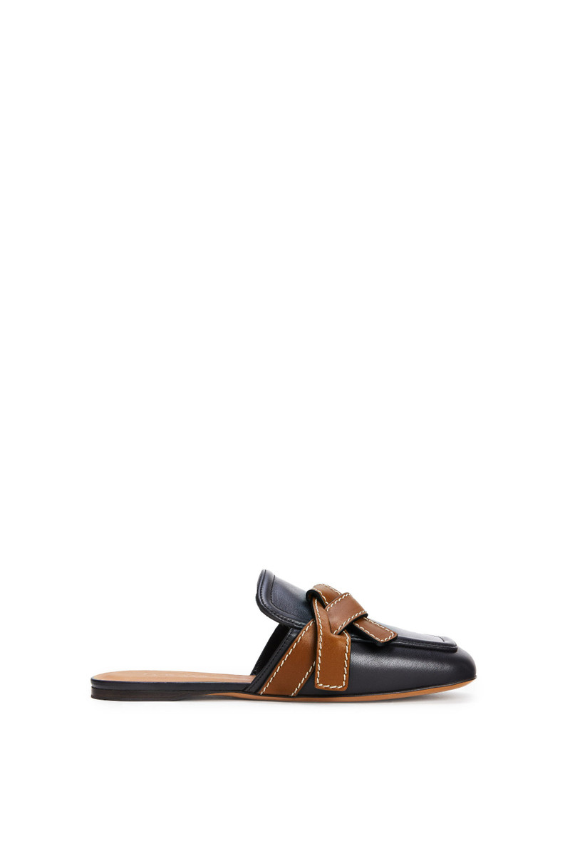 Gate flat mule in calfskin 1