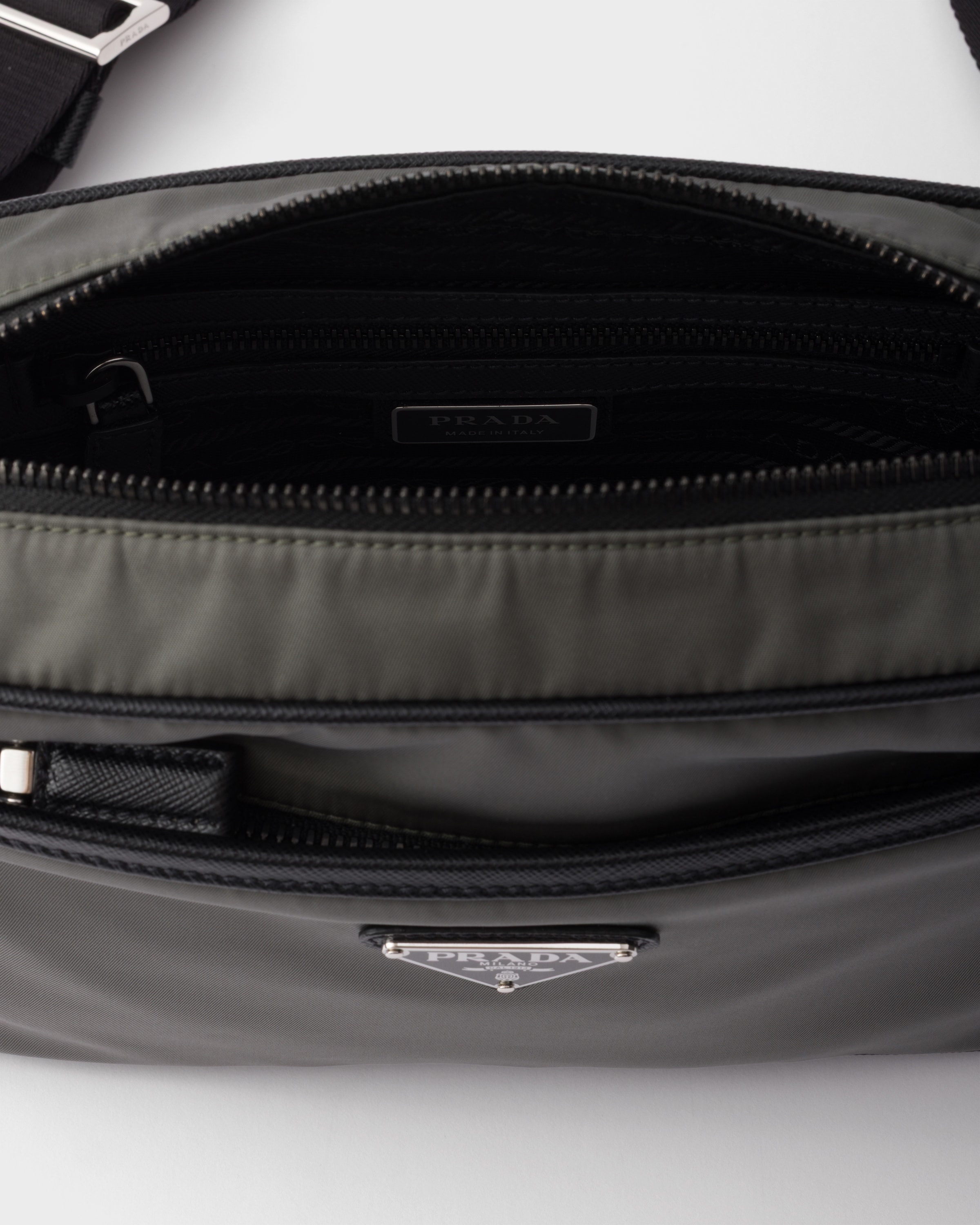 Re-Nylon and Saffiano shoulder bag - 5