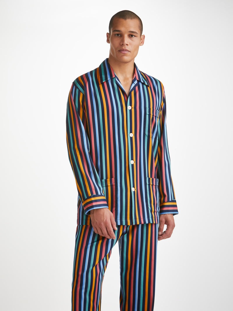 Men's Classic Fit Pyjamas Wellington 56 Cotton Multi - 2