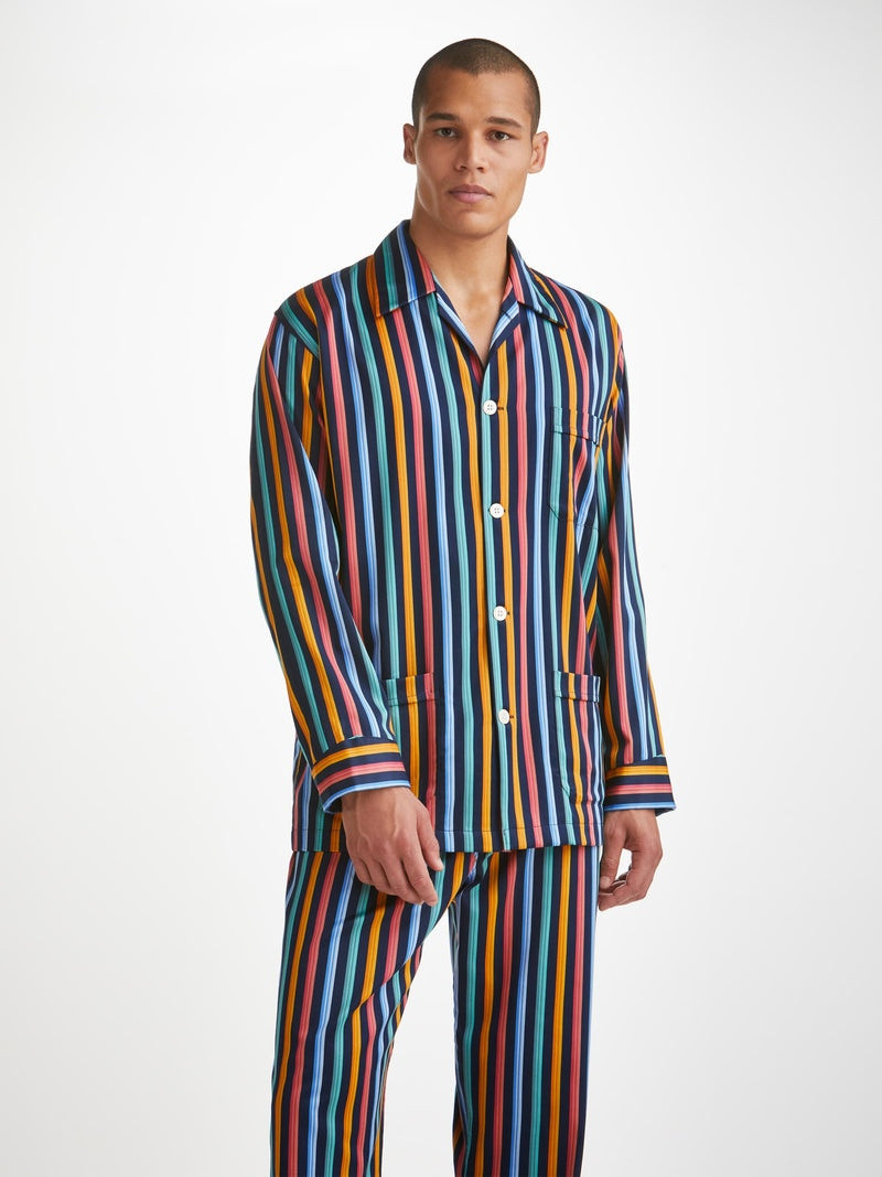 Men's Classic Fit Pyjamas Wellington 56 Cotton Multi 2