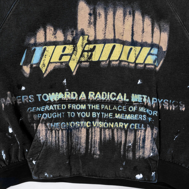 RRR123 RADICAL PAPER ROSE CREWNECK (MECHANIC BLACK) outlook