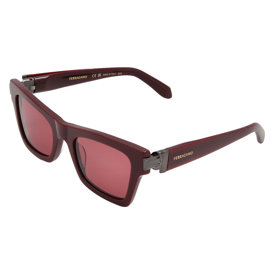 Ferragamo Burgundy Cat Eye Ladies Sunglasses SF2013S 606 52 - 4