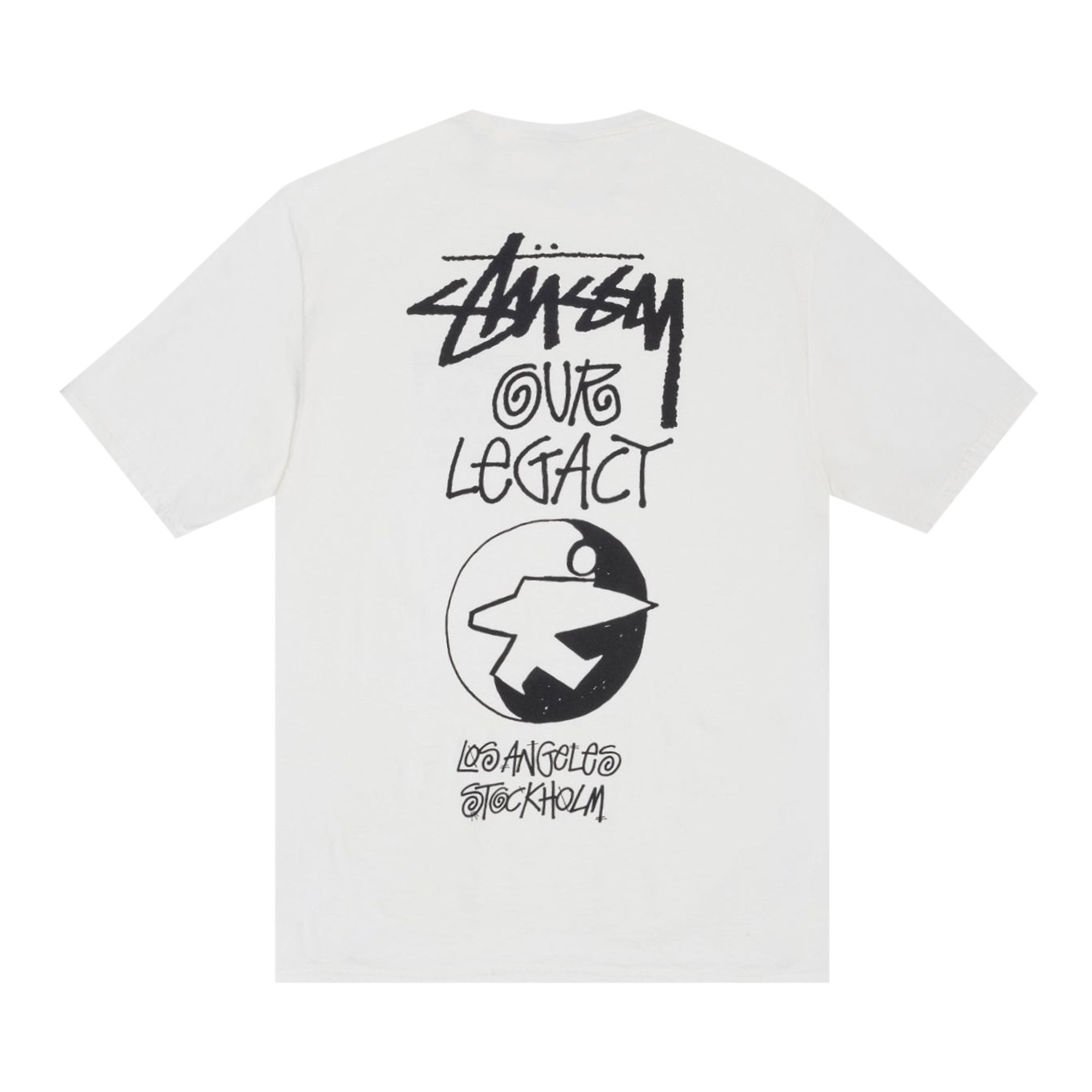 Stussy x Our Legacy Work Shop Surfman Pigment Dyed Tee 'Natural' - 2