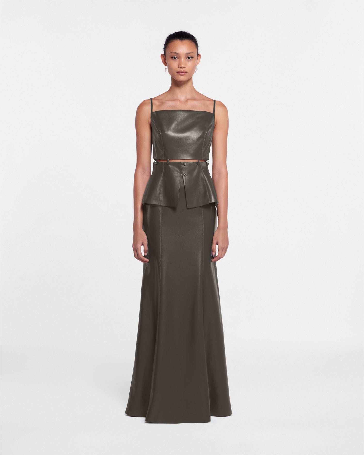 Okobor™ Alt-Leather Maxi Skirt - 2