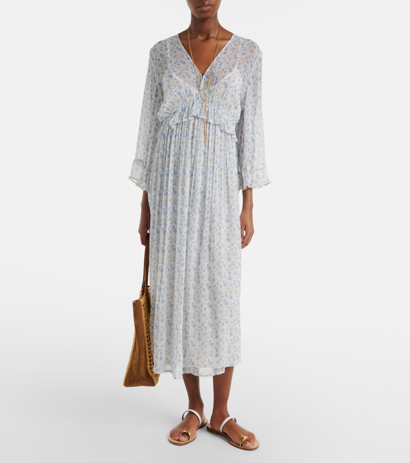 velvet Aerin floral sheer maxi dress outlook