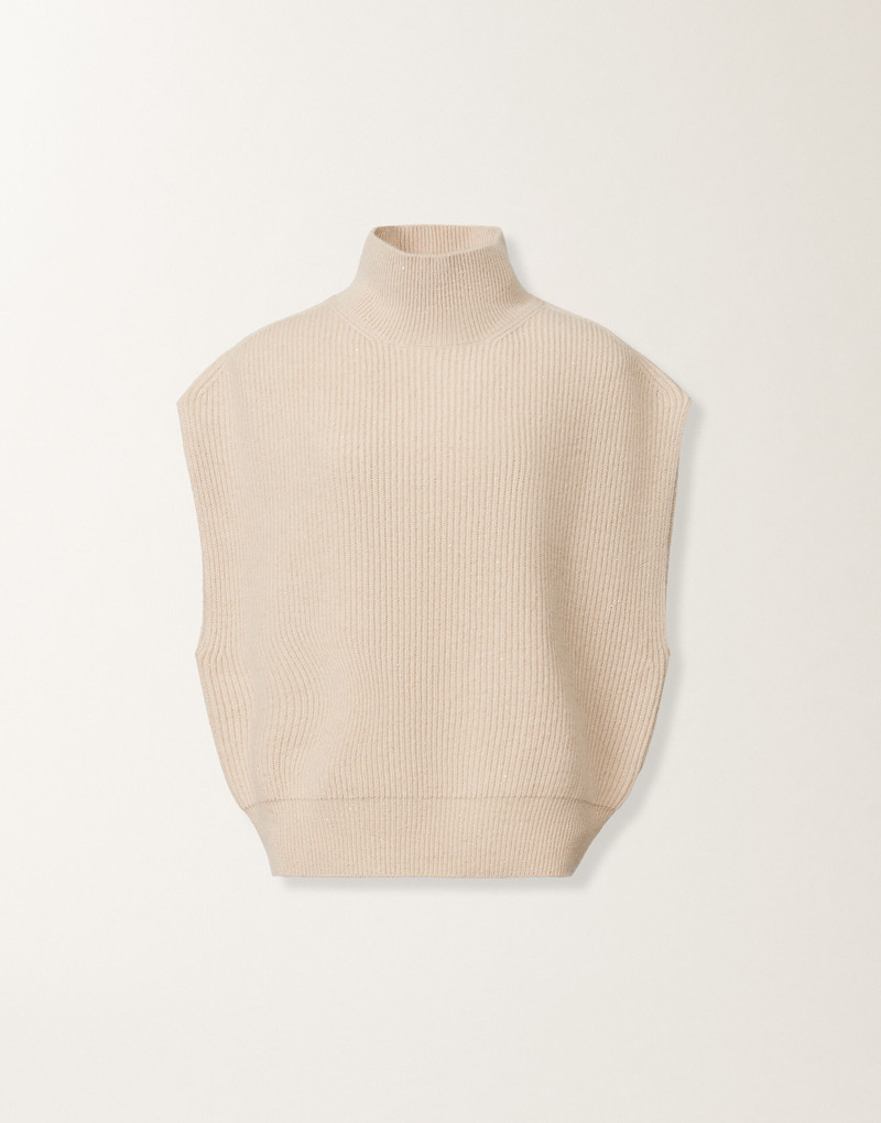 Platinum sweater with sequins 1