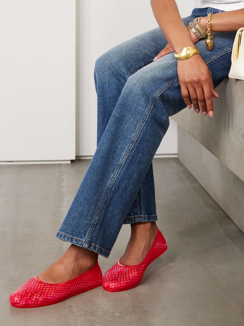 ANCIENT GREEK SANDALS Iro PVC ballet flats Red outlook