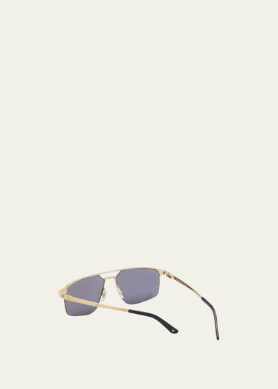 Cartier Men's Square Rimless Metal Sunglasses outlook
