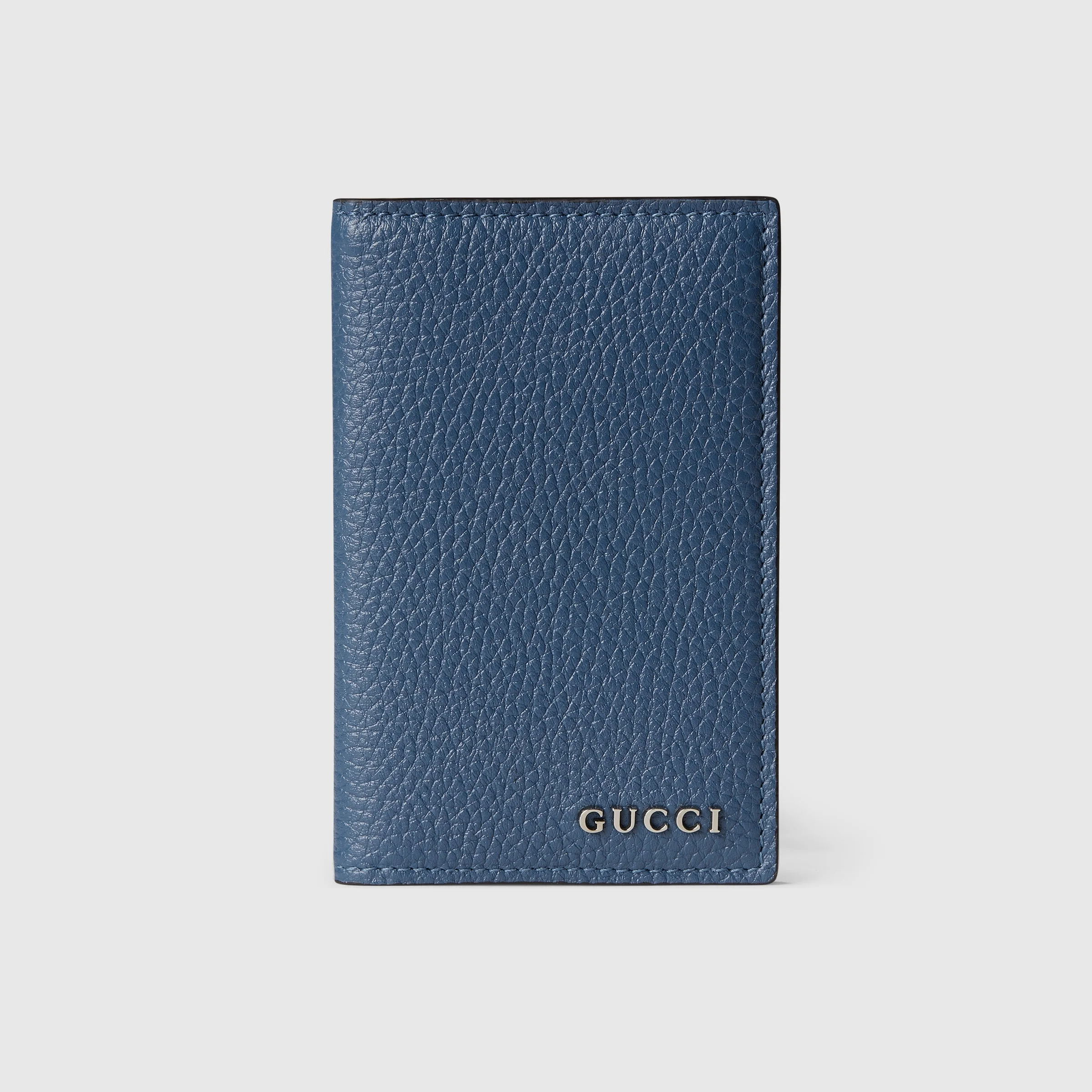 Long card case with Gucci script - 1