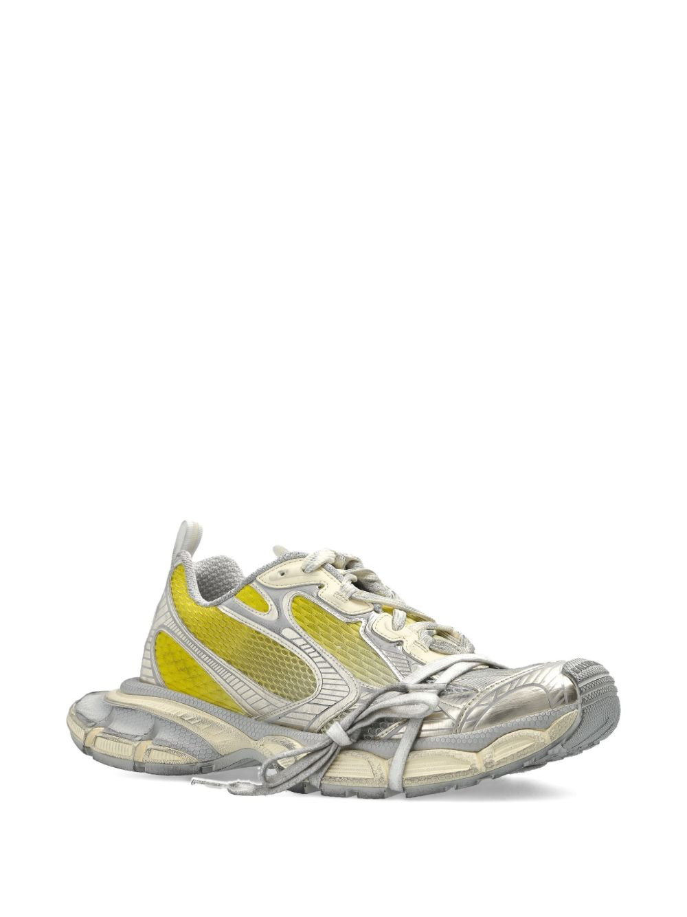3XL panelled lace-up sneakers - 2