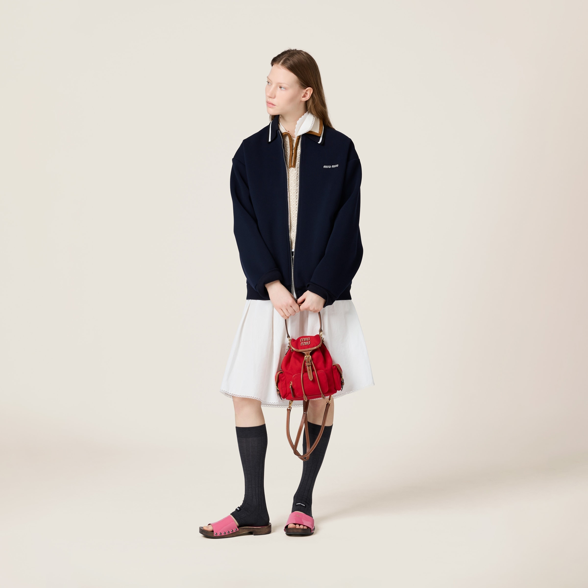 Canvas and leather backpack - 2