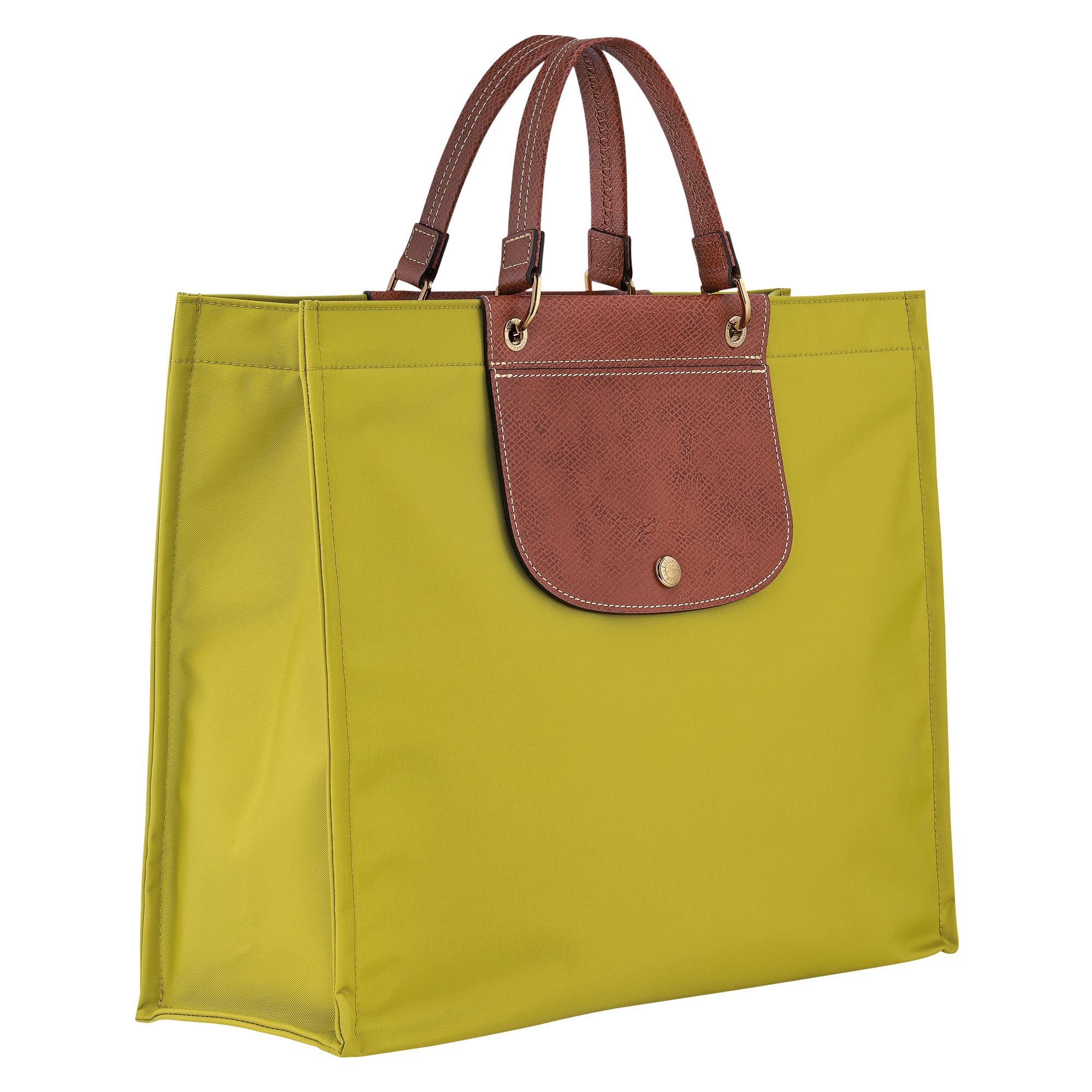 Cabas Longchamp L Tote Bag Kiwi Green - Canvas - 3