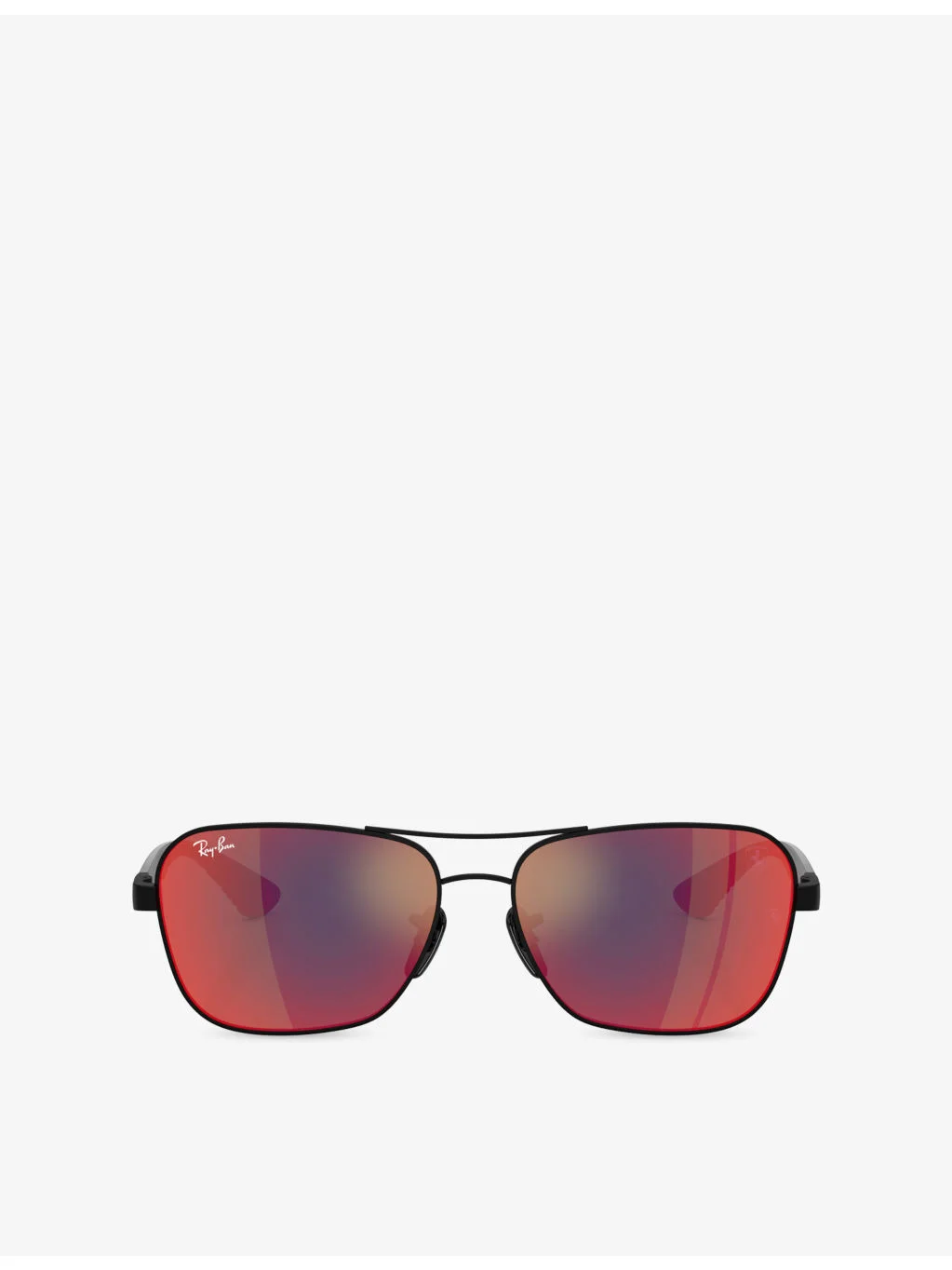 RB8336M Ray-Ban x Scuderia Ferrari Square-Frame Metal Sunglasses - 1