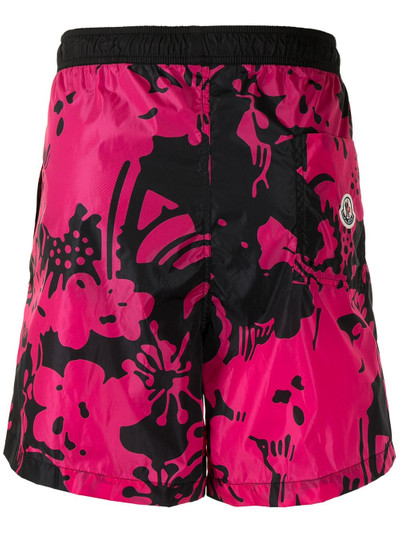 Moncler abstract-print swim shorts outlook