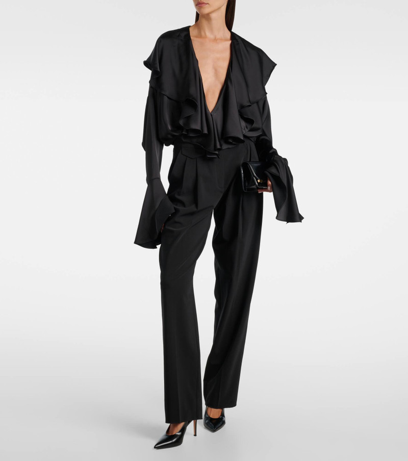 NORMA KAMALI Ruffled bodysuit outlook