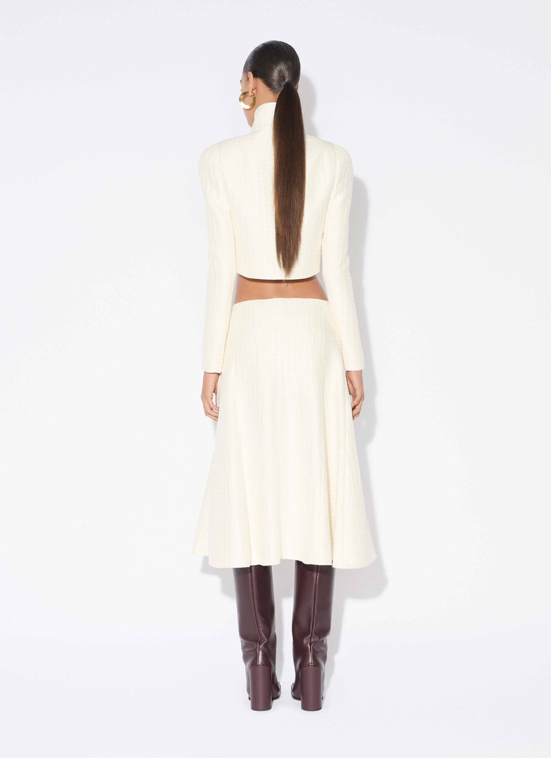 Alaïa SILK CLOQUÉ CROPPED JACKET outlook
