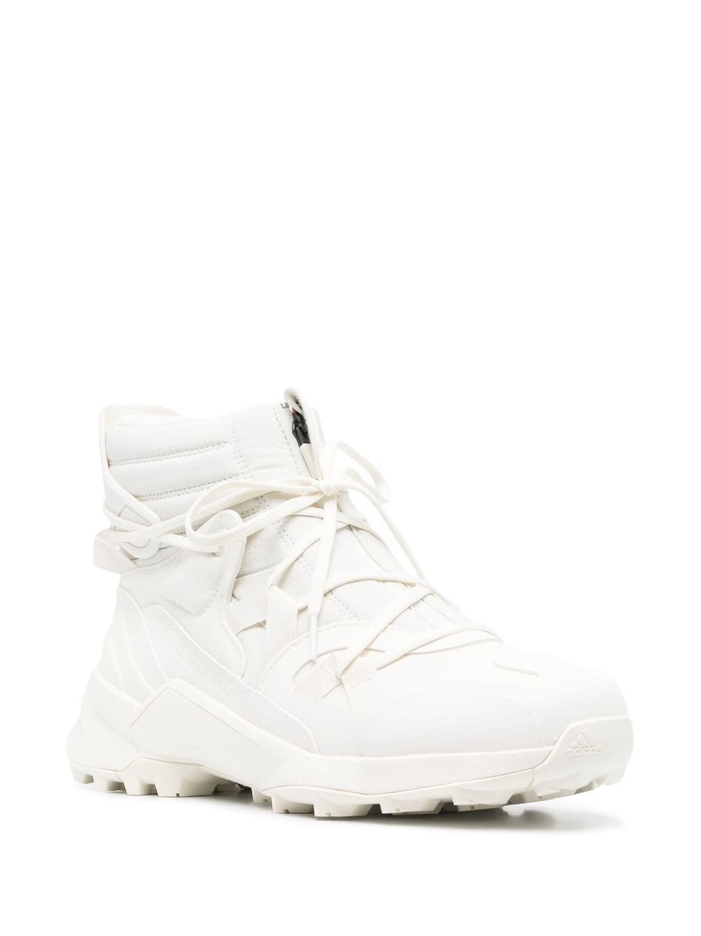 high-top lace-up chunky sneakers - 2