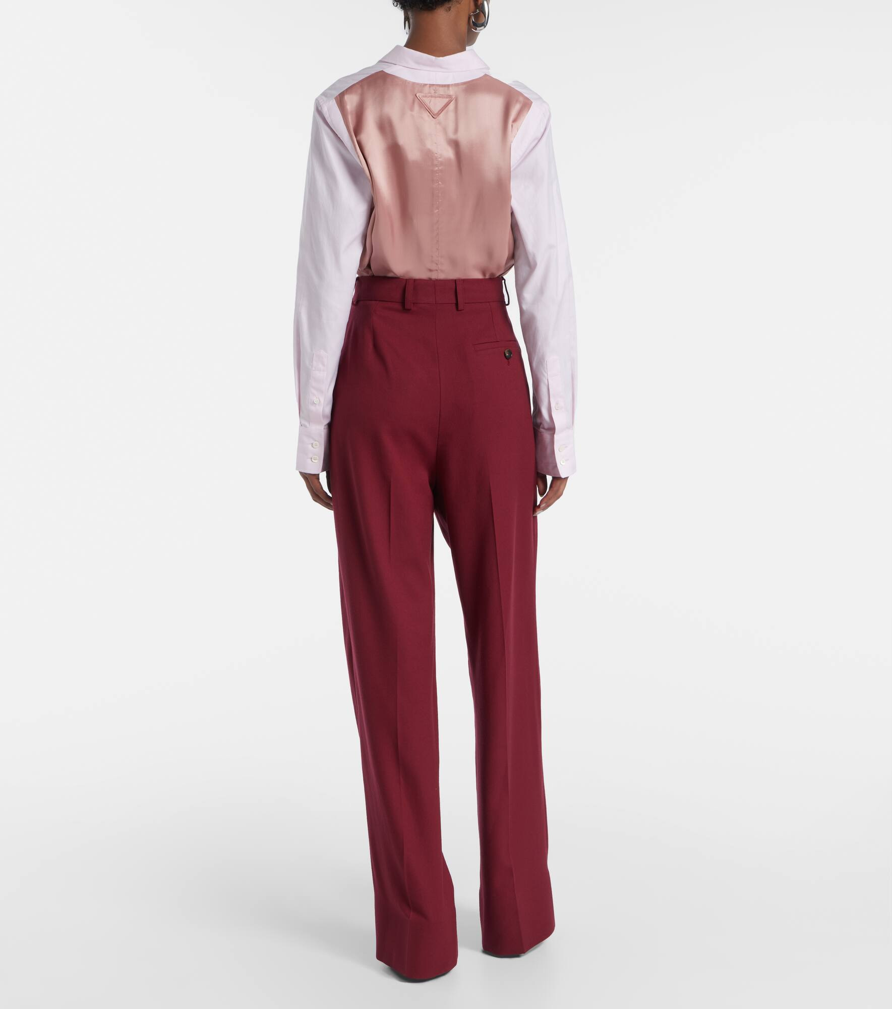 Wool straight pants - 3