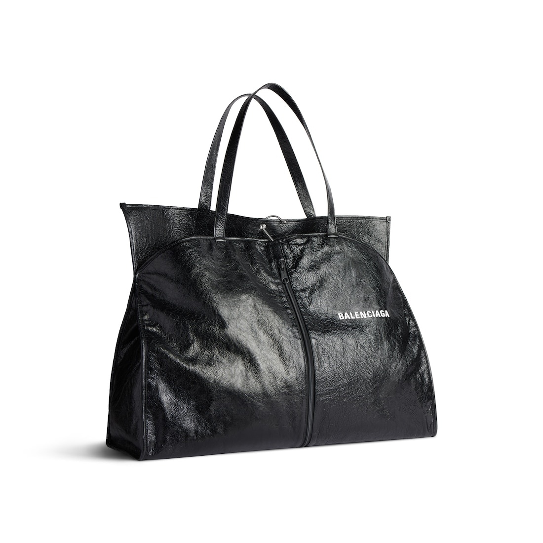 Men's Shopper Garment Bag Tote in Black - 2