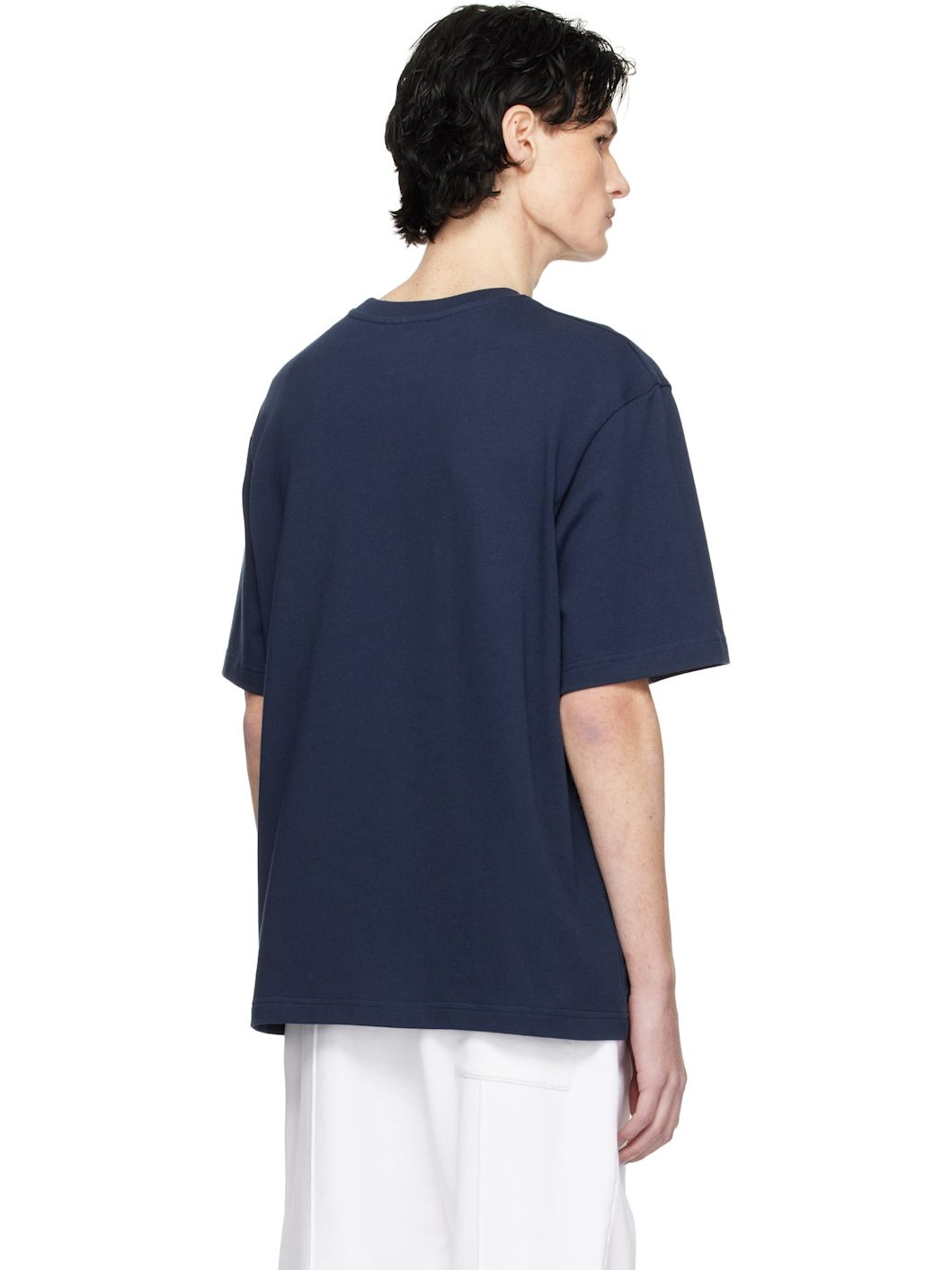 Navy Greek Temple Patch T-shirt - 3