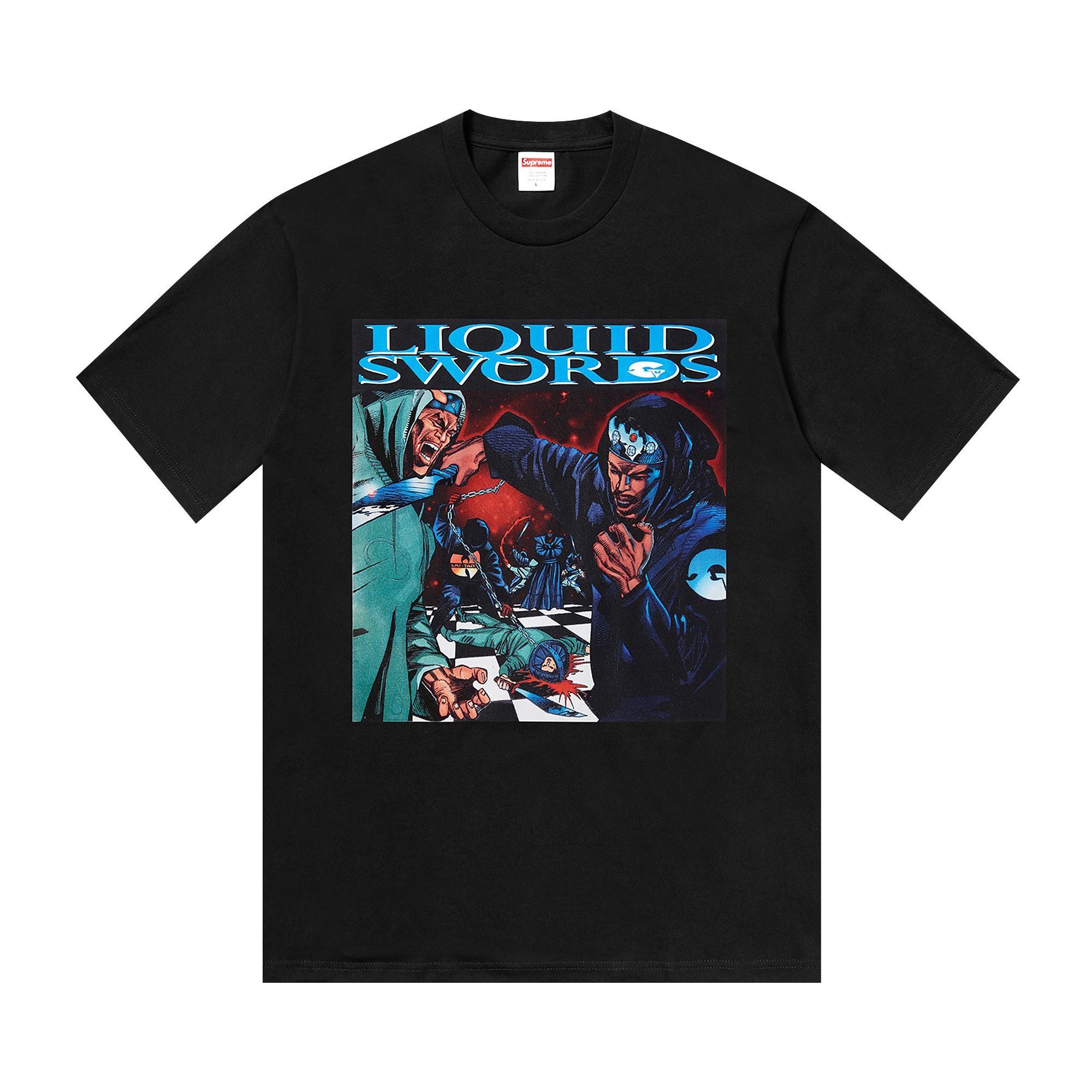 Supreme Supreme Liquid Swords T-Shirt 'Black' | REVERSIBLE