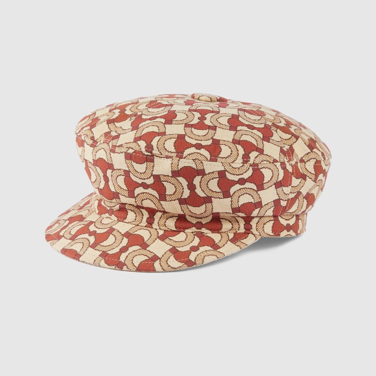 Reversible cotton jacquard beret - 1