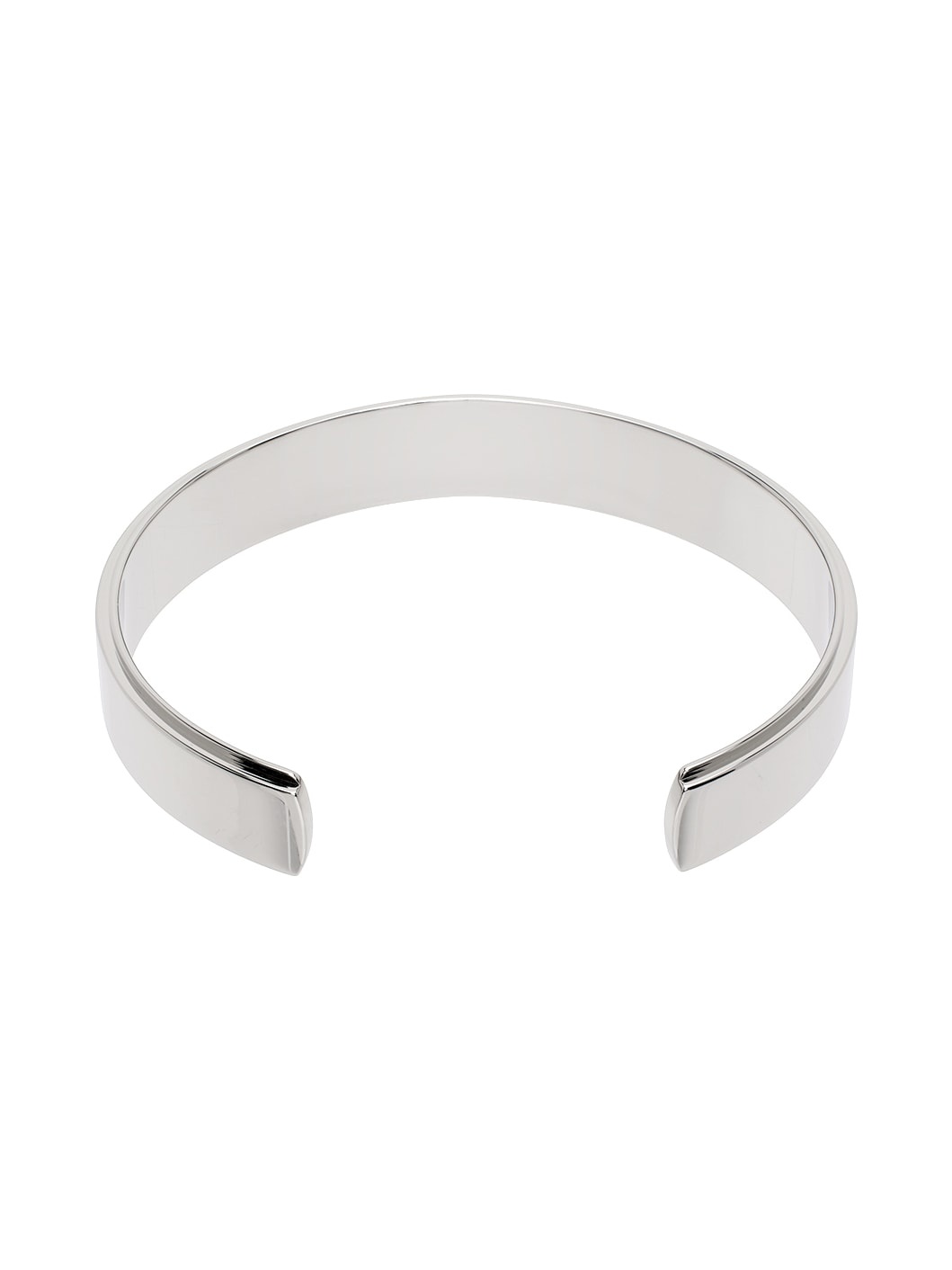 Silver & Black VLogo Signature Cuff Bracelet - 2