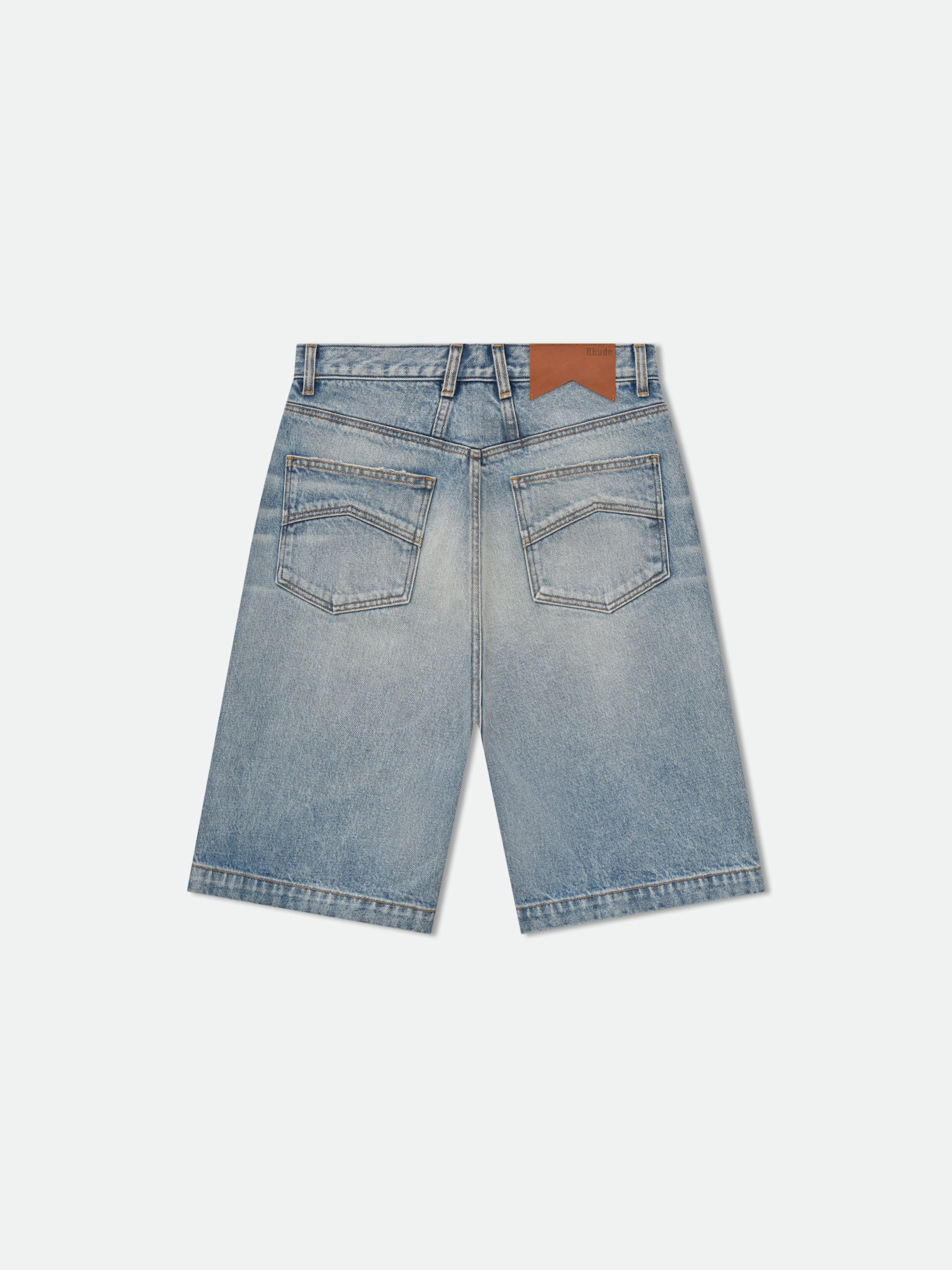 DENIM BAGGY SHORT - 2