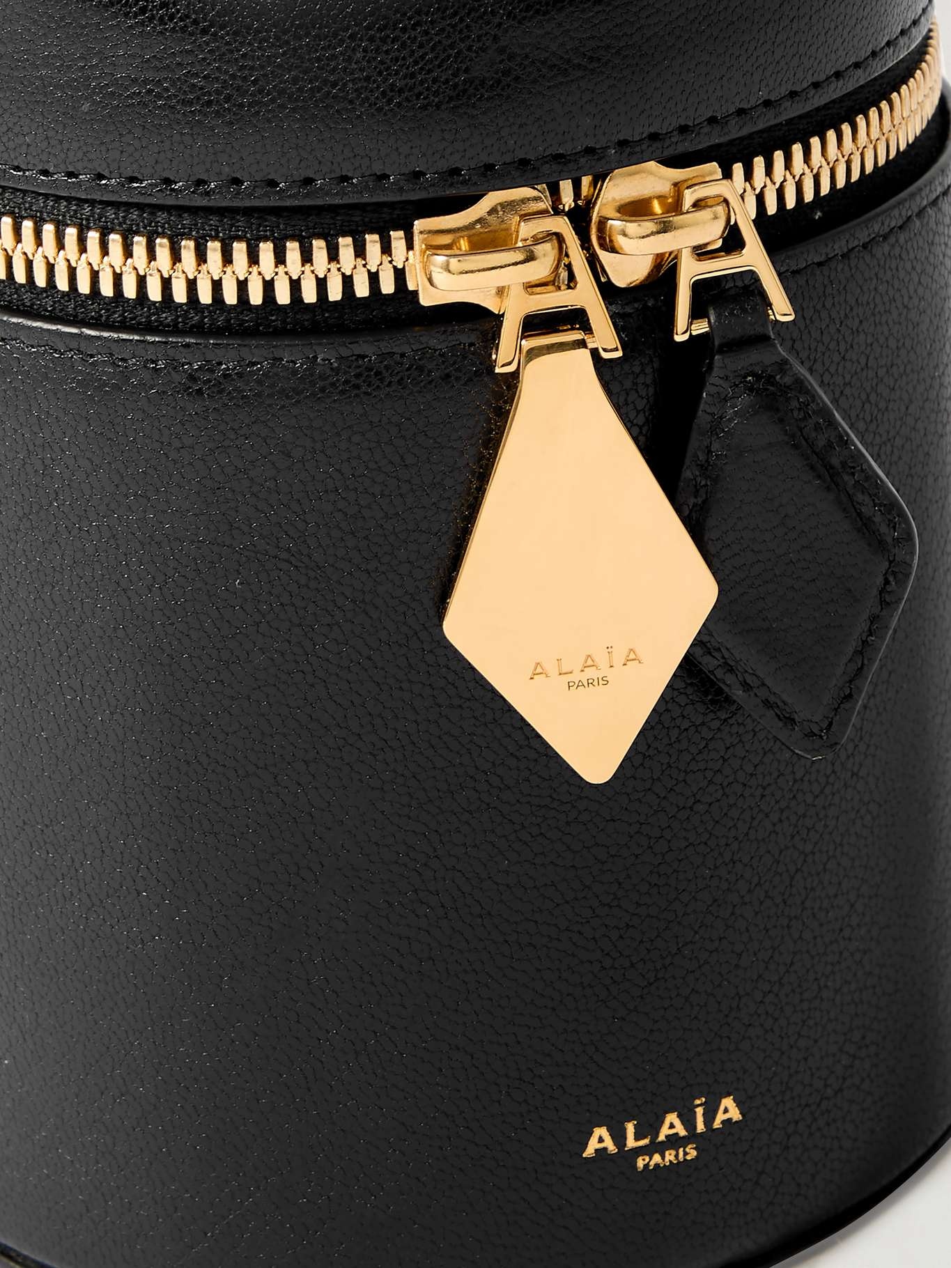 Cylindre Vanity small leather tote Black - 4