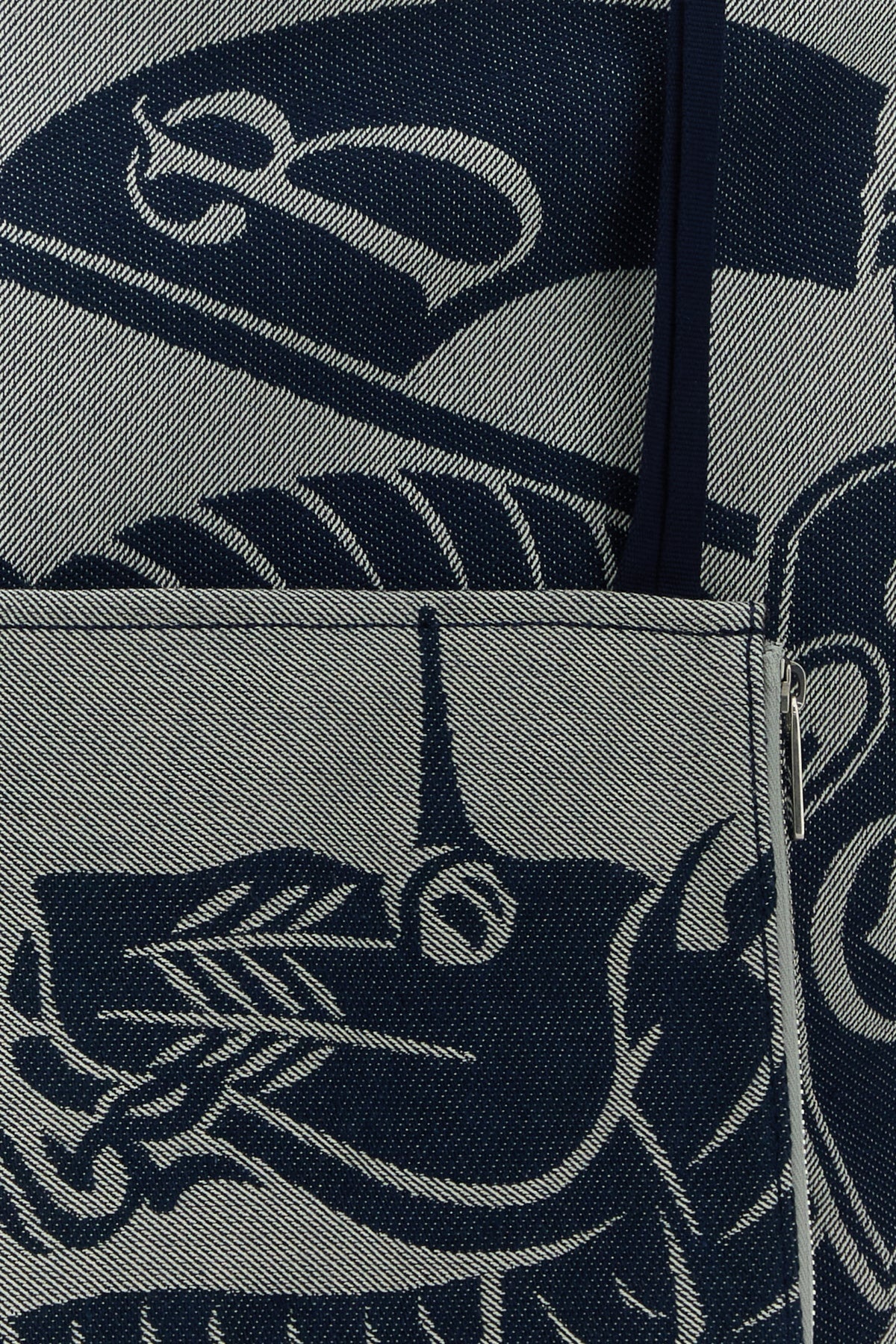 Embroidered canvas shopping bag - 4