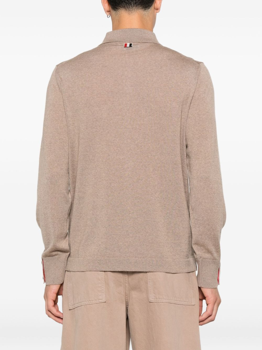 buttoned pocket wool cardigan - 4