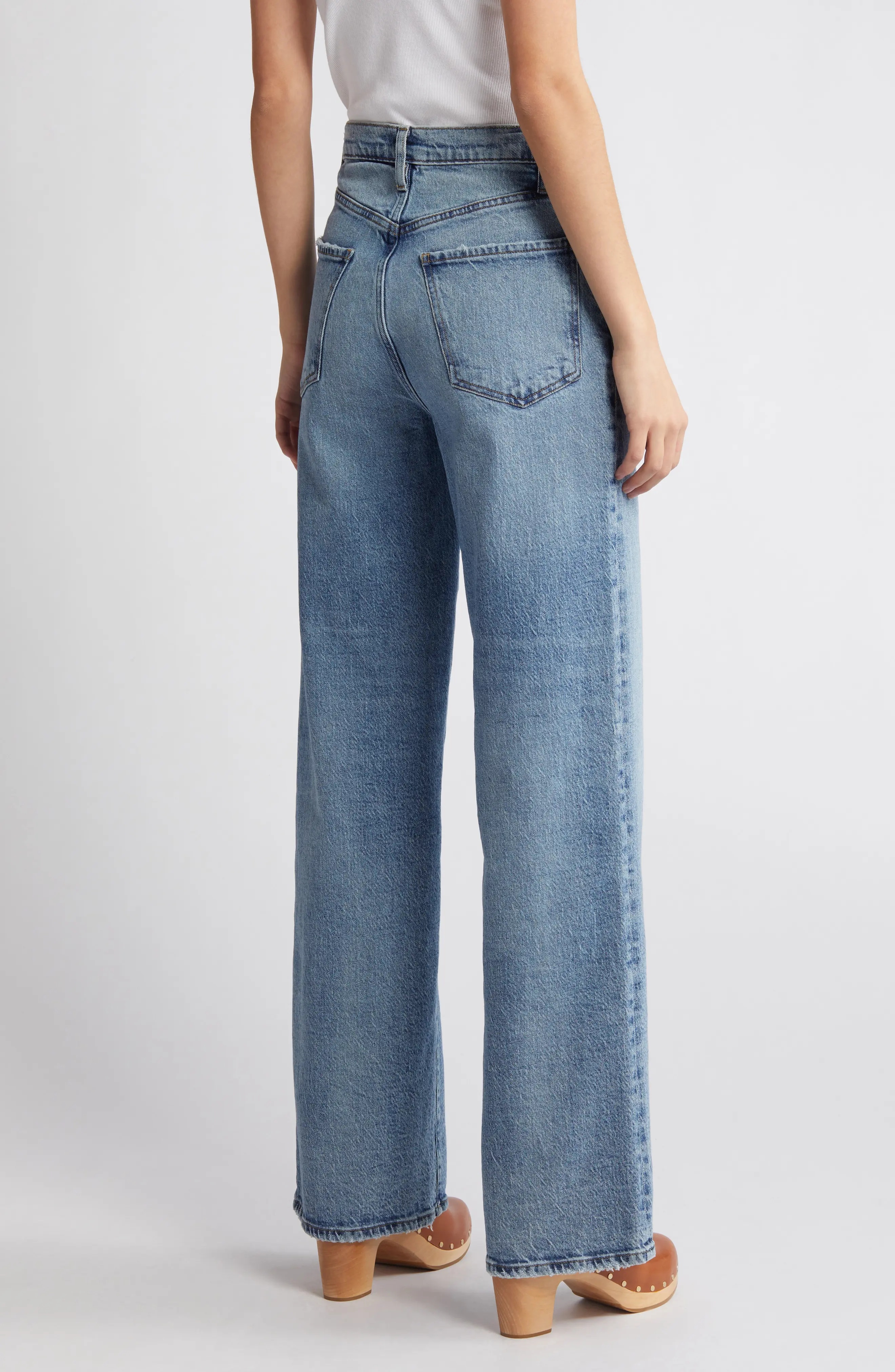 Le Jane High Waist Wide Leg Jeans - 2